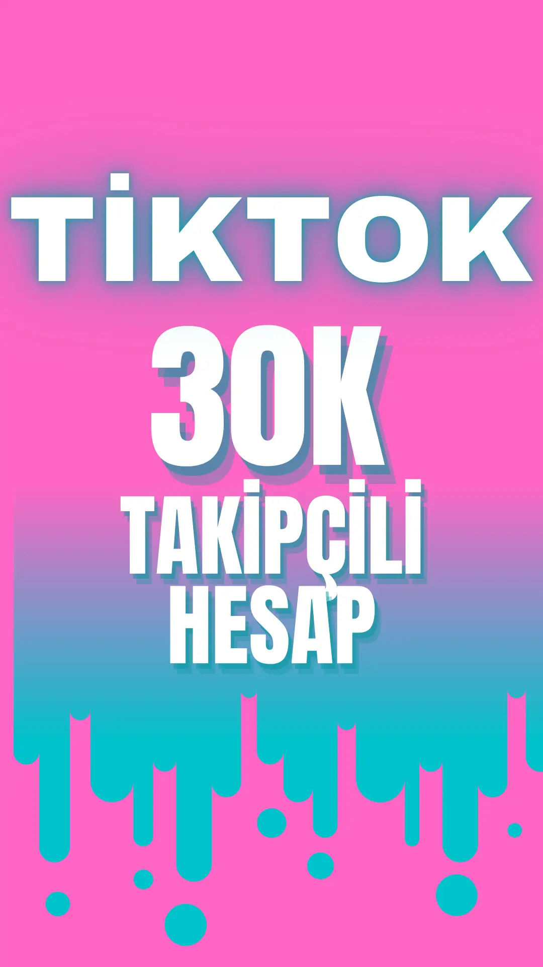 30K TAKİPÇİLİ GARANTİLİ 1 YILLIK TİKTOK HESABI