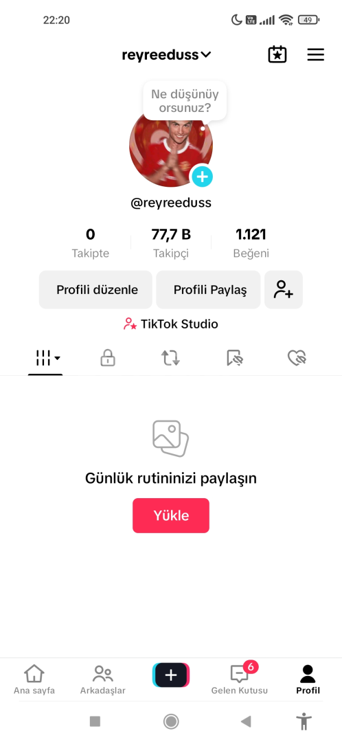 KEŞFET AÇIK TİKTOK HESABI